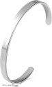 サージカルステンレス使用 バングル ブレスレット メンズ レディース 男女兼用 シルバー 6mm 内径14cm(ワンサイズ)(4)