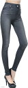 レギンス スパッツ タイツ レディース デニム プリント ボトムス セクシー L-XL(ブラック, L-XL)