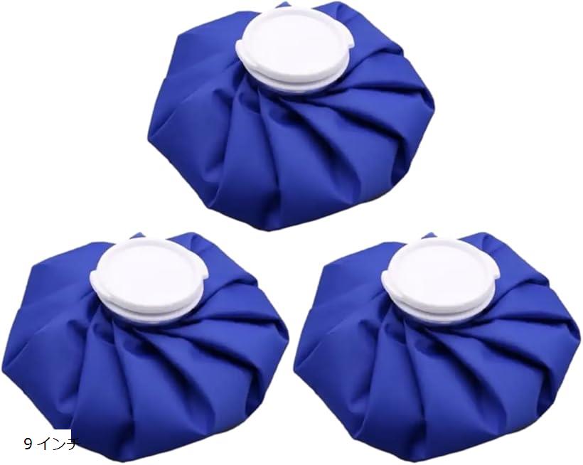 アイスバッグ アイシング 氷のう 発熱 熱中症対策 冷却グッズ クールダウン 3個セット 9インチ