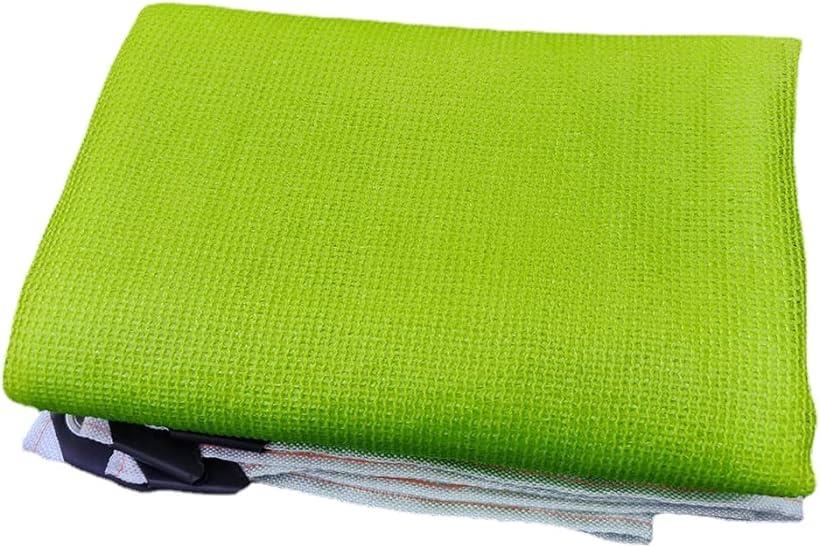 遮光ネット 日よけ シェード 高密度ポリエチレン ベランダ カーポート ルーフ ヤード パーティー 廊下 2Mx5M 緑 (緑, 2Mx5M)