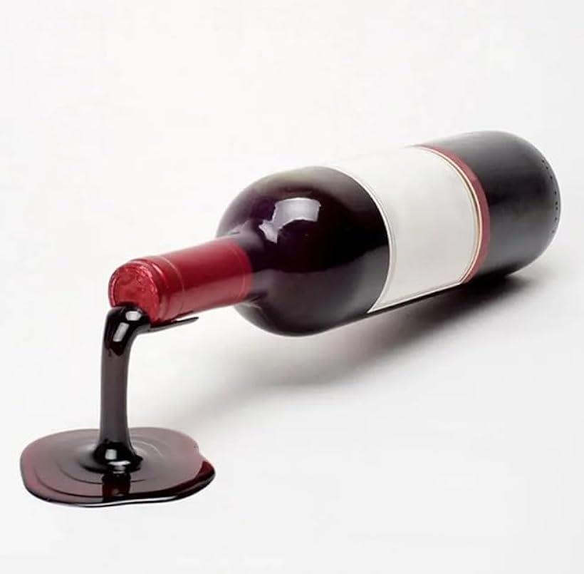 ワイン お酒 オブジェ ディスプレイ 台 ボトルホルダー( 赤ワイン)