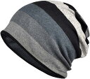 ニット帽 メンズ（1000円程度） KISSTYLE 帽子 メンズ レディース ニット帽 薄手 ふんわり コットン オールシーズン ボーダー
