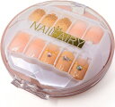 ネイルチップ ショート 30枚 付け爪 短め ベージュ 可愛い NAILFAIRY( ベージュ ゴールド, ショート)