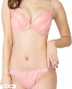 レディース ブラジャー ブラショーツ 上下セット 女性 下着 レース 脇高 可愛い(ピンク, B65)(4)