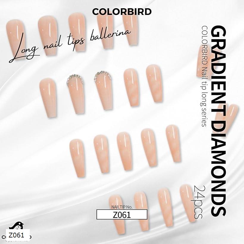 ネイルチップ ロング 24枚 付け爪 可愛い(ピンク, ロング)