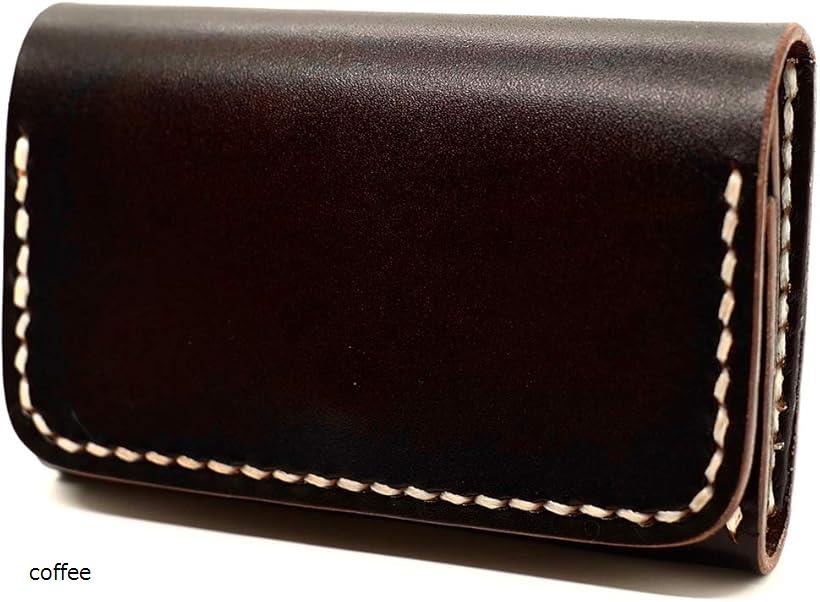 名刺入れ メンズ 名刺ケース カード入れ 本革(coffee)