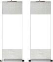 掛け軸 無地 和紙 書道用 半紙 画仙紙 習字 書初め 水墨画用 2枚セット(銀色)