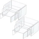アクリルスタンド フィギュア 台座 展示用 透明 ディスプレイ アクリル台 6個セット(透明)