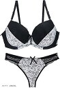 ユニグランド ブラジャー ショーツ セット セクシー ランジェリー C90/XXL、ホワイト(ホワイト, C90/XXL)(4)