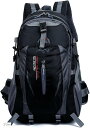リュック 大容量 30L ウエストベルト 登山 キャンプ ハイキング ビジネス 撥水 フィット感 多機能 通気性(ブラック, L)(4)