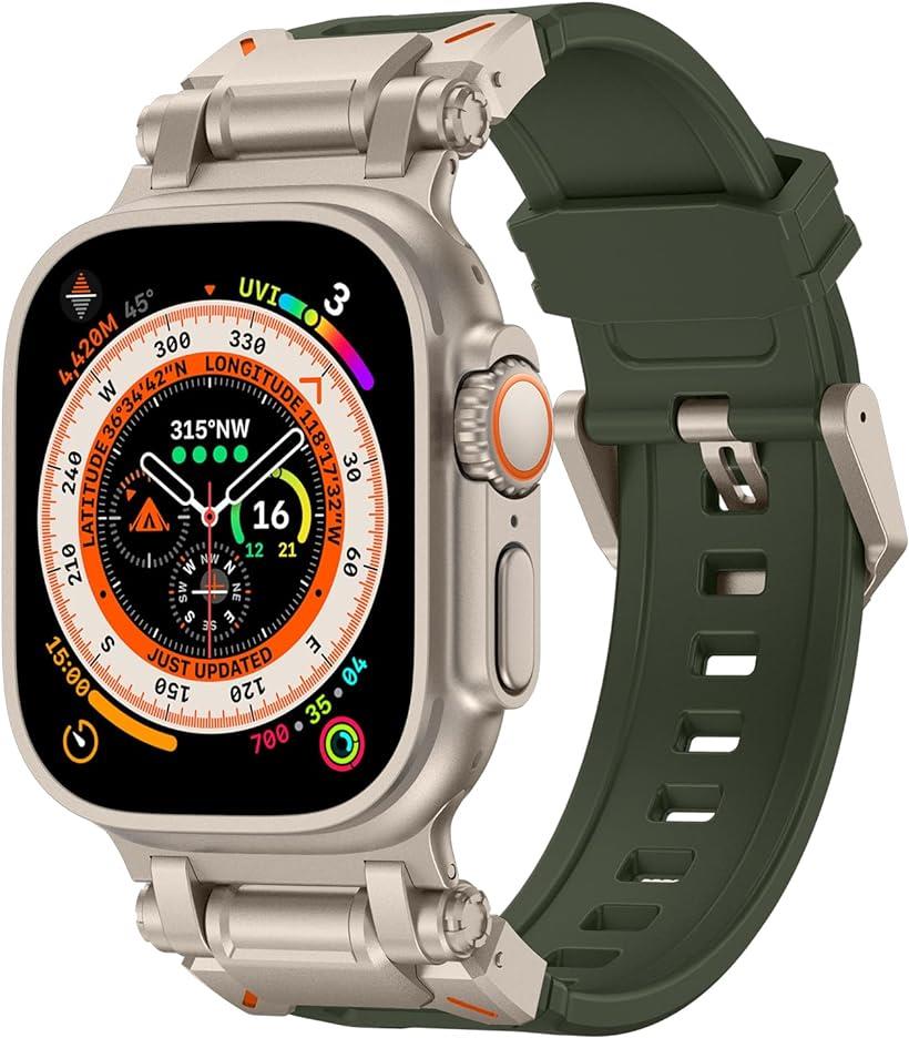 【全品P5倍★5/27 1:59迄】【 Royce&Roland 】Apple Watch対応 アップルウォッチ ベルト メンズ スポーツバンド バンド スポーツ 防水 柔らかい