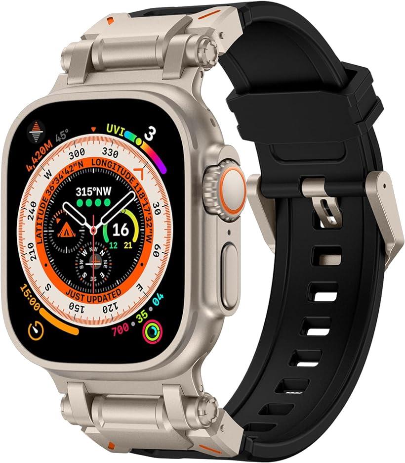 【 Royce&Roland 】Apple Watch対応 アップルウォッチ ベルト メンズ スポーツバンド バンド スポーツ 防水 柔らかい