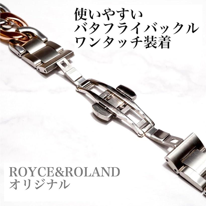 Apple watch チェーンバンド バタフライバックル おしゃれ アップルウォッチ 時計 ステンレス/シルバー レディース メンズ ギフト プレゼント 40mm 41mm(シルバー/ピンクゴールド, 40mm 41mm 42mm)