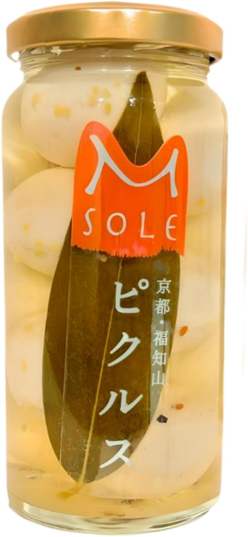 【全商品P5倍★5/16 1:59迄】M SOLE 京都・福知山 ピクルス 160ml 国産 漬物 酢漬け 保存食品 うずら卵のピクルス 