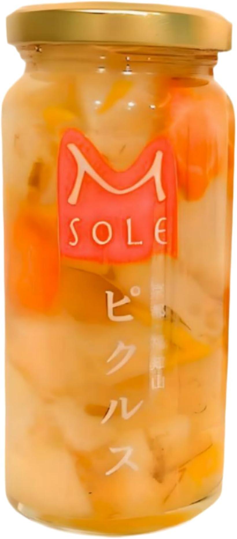 M SOLE 京都・福知山 ピクルス 160ml 国産 漬物 酢漬け 保存食品 (大根と梅干しと柚子のピクルス)