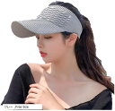 ニット サンバイザー キャップ つば広 つば長 帽子 アウトドア おしゃれ ユニセックス スポーツ テニス ゴルフ(グレー, Free Size)