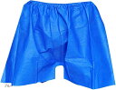 使い捨てパンツ 男女兼用 紙ショーツ 快適 トラベル用品(ブルー)
