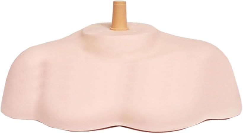 マネキン 肩 ウィッグマネキン トルソー マネキンヘッド 上半身 練習(肌色)