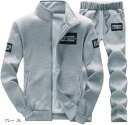 レッドレイ ジャージ 上下 セット セットアップ スウェット メンズ(グレー, XL)