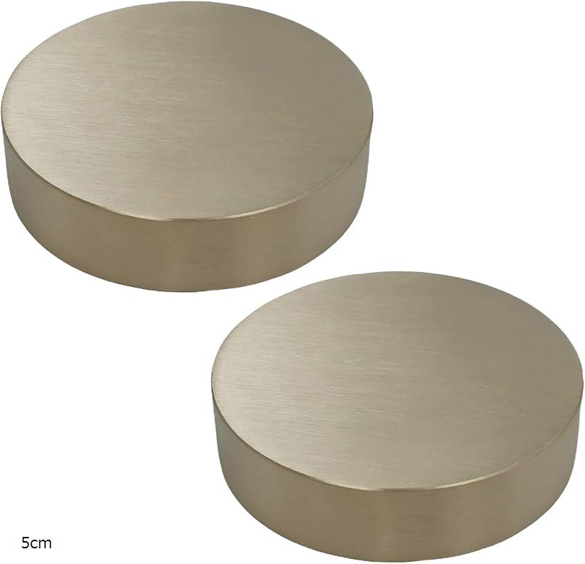 真鍮 文鎮 円形 ペーパーウェイト 丸型 おもり 書道 習字 手芸 洋裁 和裁 5cm (5cm)