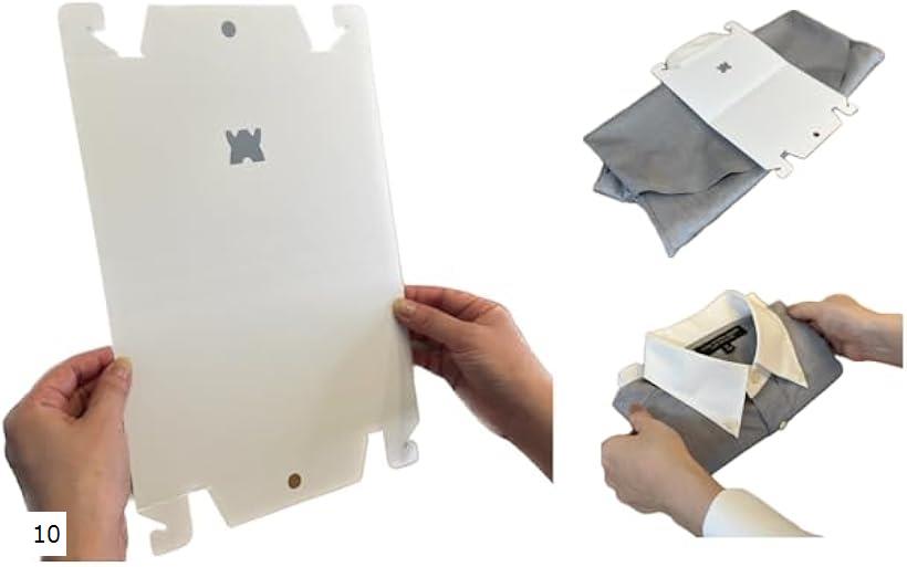 【楽天ランキング1位入賞】タッタ α簡単にたたむ 収納で立てる 綺麗に持運ぶ 1枚3役 (ホワイト 10枚セット)