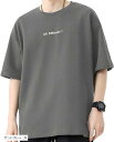 アスペルシオ ストリート系 半袖 Tシャツ クルーネック オシャレ 英字 プリント プルオーバー メンズ ショートスリーブ カットソー ラウンドネック アメカジ レゲエ サラサラ 涼しい 襟なし クラッシック(サンドグレー, M)