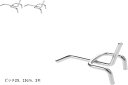有孔ボードフック スチール製 見せる収納 商品陳列 業務用 家庭用(シルバー「25mmピッチ 15cm 3本セット」小, 15cm)