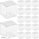 【楽天ランキング1位入賞】互換品 ギフトボックス 透明 プラスチック 包装 プレゼント 贈り物 クリア 20個セット 8x8x8cm(8x8x8cm)