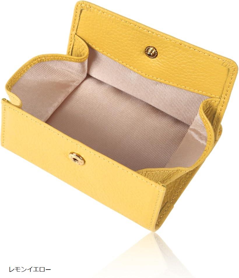 コインケース レディース カード入れ付きBOX型小銭入れと外側カード3枚、フリーポケット付コンパクト ..