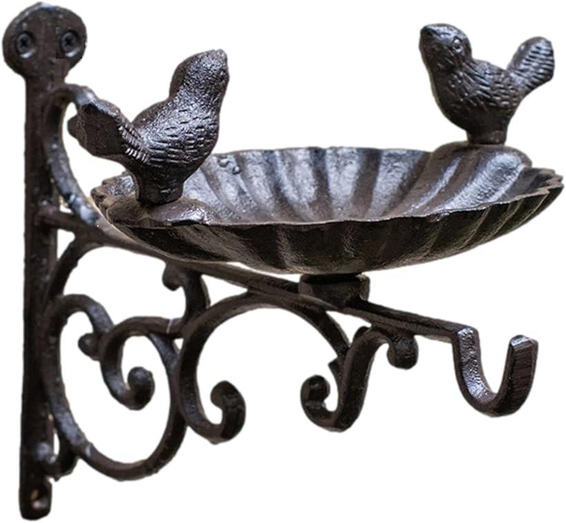 アイアンフック ガーデン オブジェ 植木鉢 吊り下げ レトロ 鳥 ガーデニング雑貨 ガーデン雑貨 ブラケ..