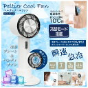 ペルチェ クール ハンディ ファン HDL-9214 4562350989214 ハンディ 扇風機 充電式 熱中症対策 暑さ 予防 めっちゃ涼しい