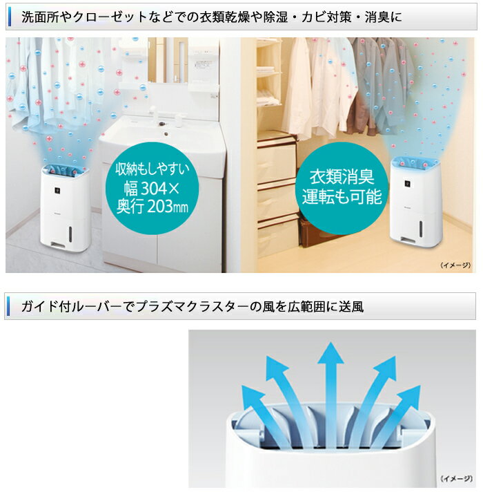 【送料無料】シャープ衣類乾燥除湿機プラズマクラスター除湿機18畳対応CV-G71-W【CVG71/sharp/除湿器/コンパクト/コンプレッサー/衣類乾燥送/除湿器/結露対策/電子吸湿器/梅雨/湿気/室内物干し/節電】(cv-g71-w)