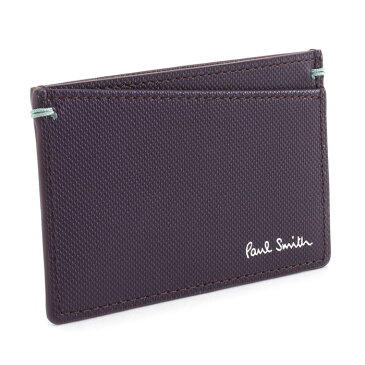 ポールスミス パスケース 定期入れ パープル Paul Smith psu932-34 メンズ 紳士