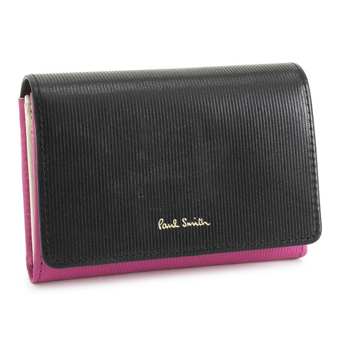 訳あり ポールスミス 名刺入れ 小銭入れ カードケース ローズ Paul Smith pwd114-23 b レディース 婦人 【送料無料】