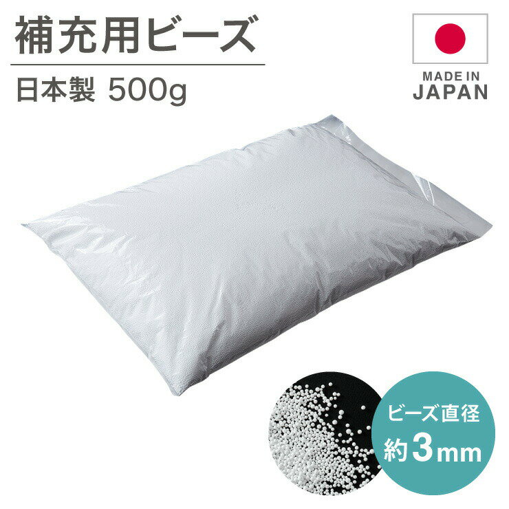 日本製 ビーズクッション 補充用 ビーズ 3mm 3ミリ用 クッション用 補充ビーズ 追加用ビーズ クッション(代引不可)【送料無料】