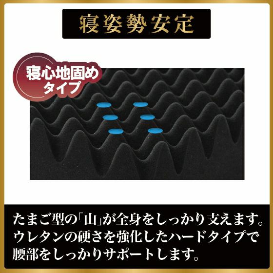 ハードタイプ スリープマジック ゼログラビティ6.0 シングル ライズ RISE マットレス兼用敷布団 寝心地固め マットレス 敷布団 ベッドマットレス トッパー 体圧分散 ウレタン【送料無料】 [3]