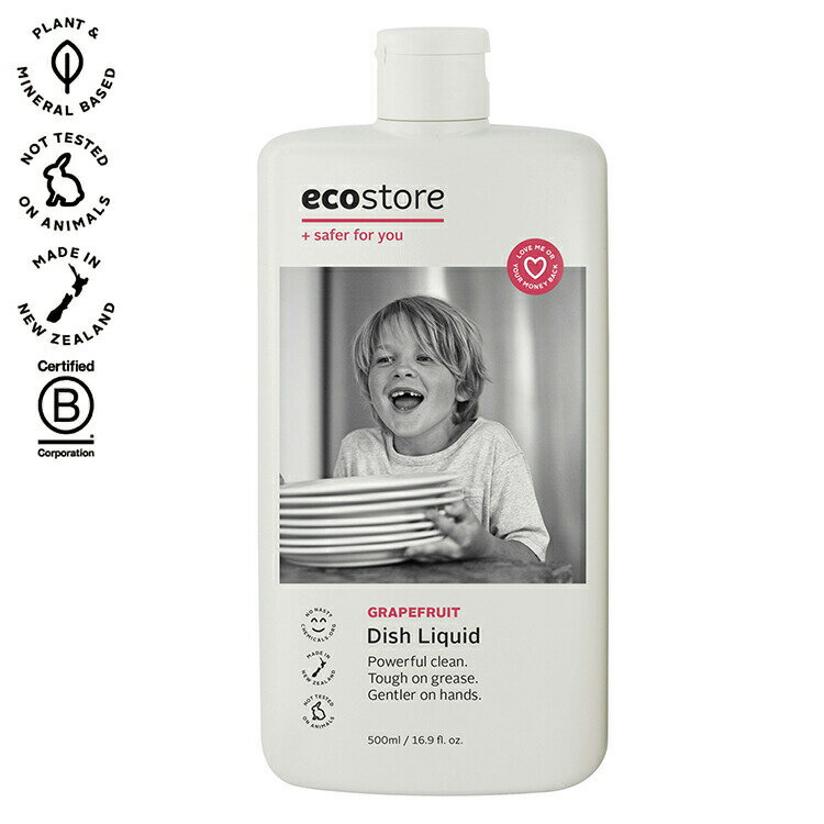 ecostore ディッシュウォッシュ リキッド グレープフルーツ 500mL エコストア 食器用洗剤 調理器具用 ..