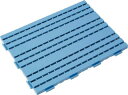 ミヅシマ カラースノコジョイントRE 中フチ+ 75mmX150mm 青【600-0100】(床材用品・スノコ)