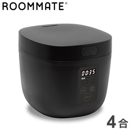 4合 炊飯器 ブラック RM-200H BK 炊飯器 炊飯ジャー 白米 お米 グルメ炊き グルメ カンタン キッチン ..