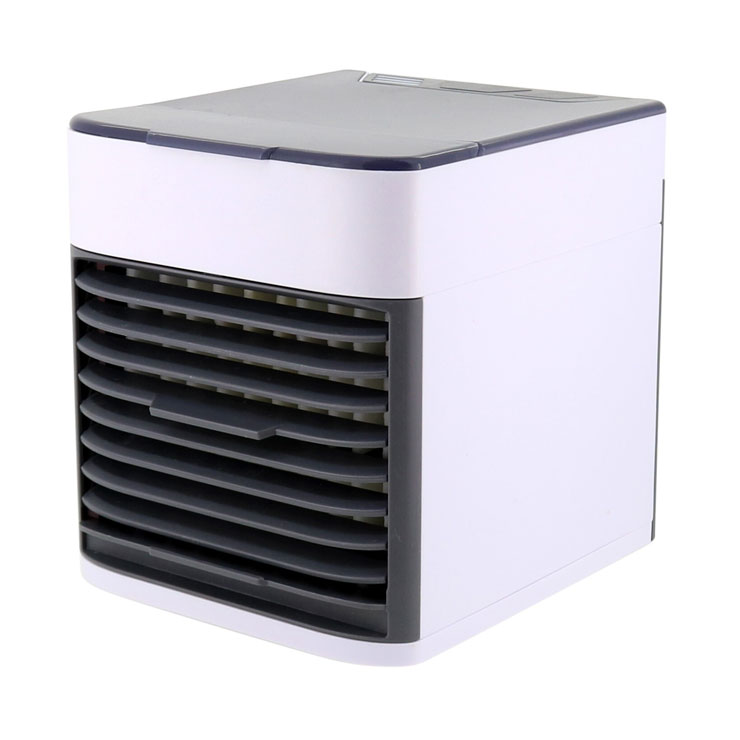 ポータブル冷風扇 USB電源 パーソナルクーラー ホワイト クールブリーズミスト 大容量 タンク 500ml 風..