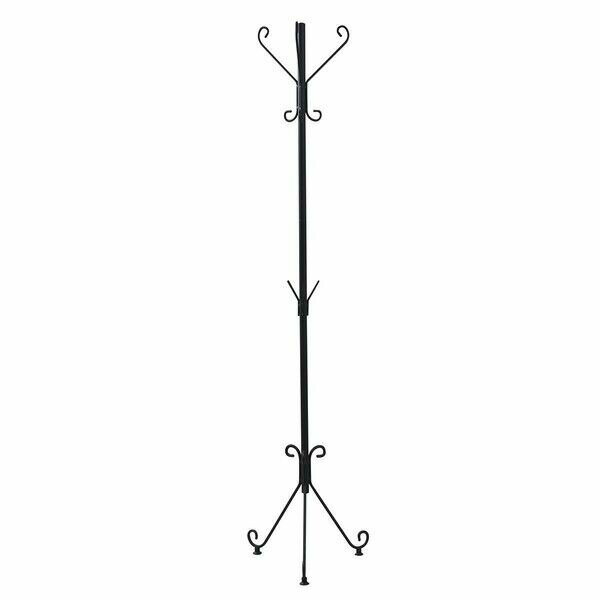 ヨーロッパ風 ロートアイアン 家具 ポールハンガー ハンガースタンド ハンガー掛け 洋服掛け コートかけ ブラック(代引不可)【送料無料】