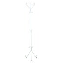 ヨーロッパ風 ロートアイアン 家具 ポールハンガー ハンガースタンド ハンガー掛け 洋服掛け コートかけ ホワイト(代引不可)【送料無料】