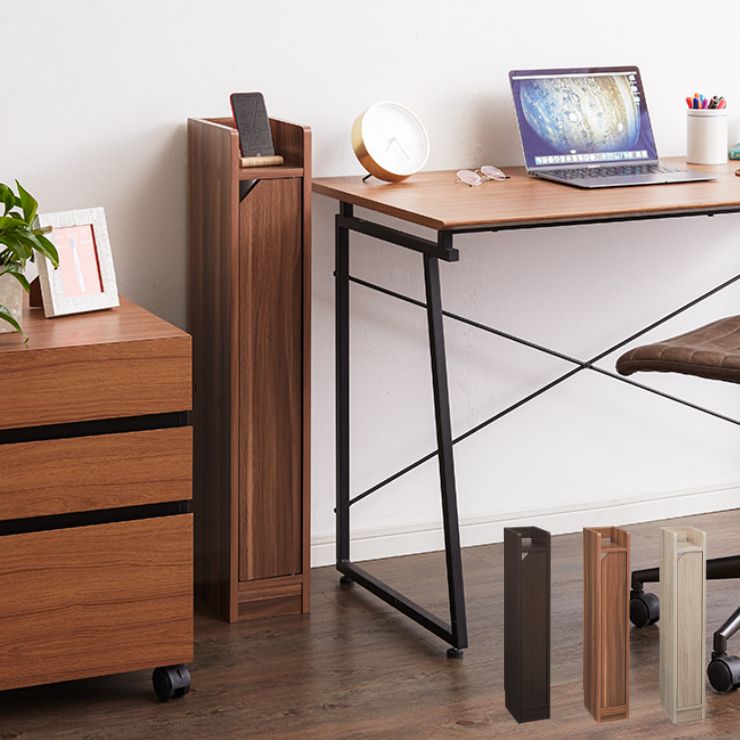 ルーター収納 Wi-Fi 収納 幅15 高さ90cm スリムラック サイドテーブル ナイトテーブル 電話台 隙間収納..