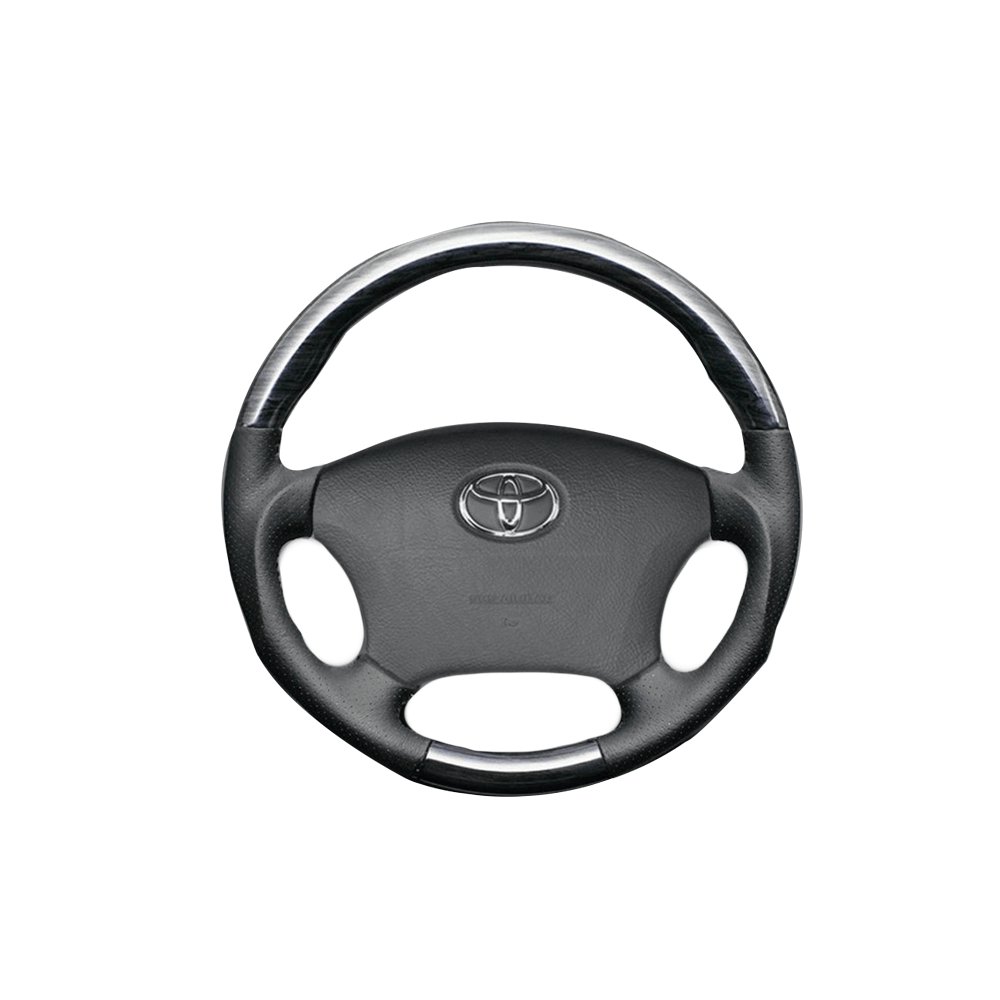 (黒木目) お得な3点セット パネル35P＋ステアリング＋シフトノブ ハイエース / レジアスエース 200系 1型 標準車