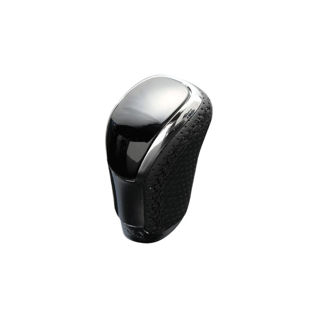 (ピアノブラック×ブラックユーロステッチ) Vタイプスタンダード シフトノブ エスティマ 50系 4型 FEGGARI STV126EBK-019