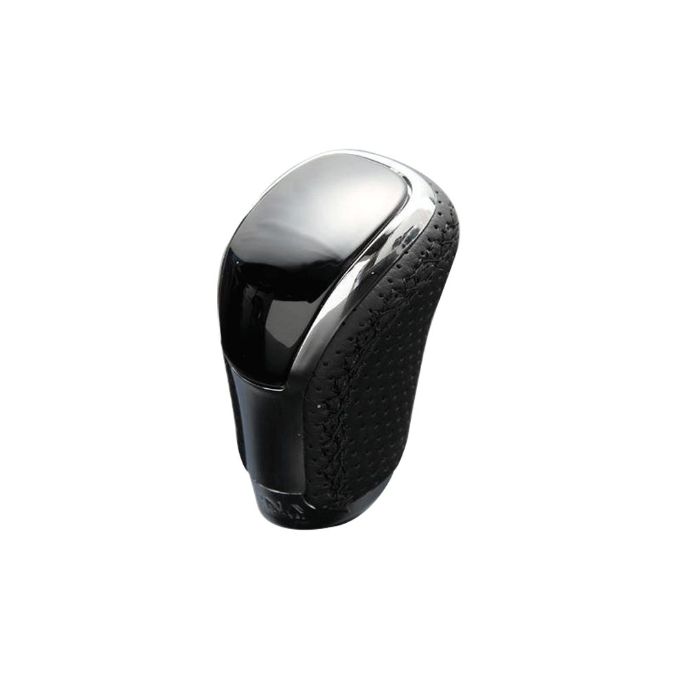 (ピアノブラック×ブラックユーロステッチ) Vタイプスタンダード シフトノブ ハイラックスサーフ 210系 FEGGARI STV126EBK-030