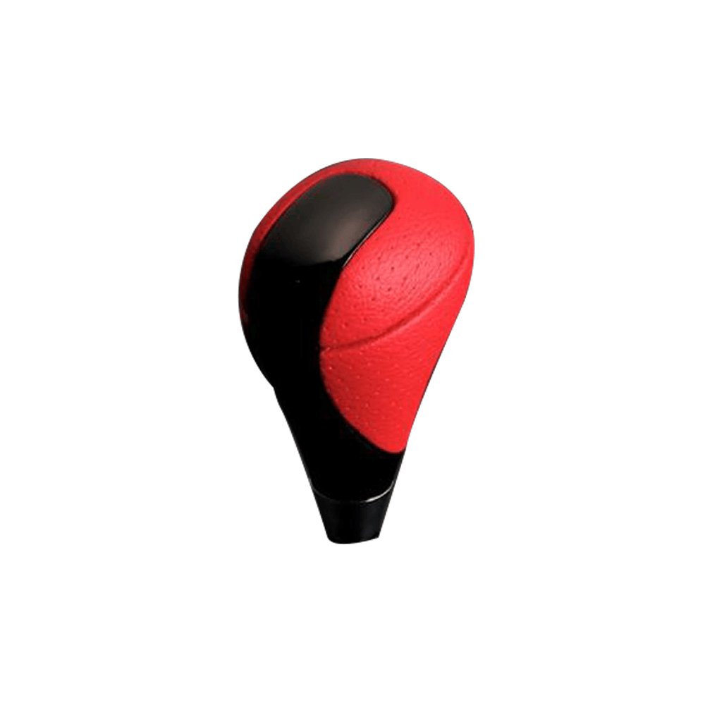 (ピアノブラック×ロッソコルサレッドレザー) レクサスルック シフトノブ ハリアー 60系 FEGGARI SLT-LX08-020