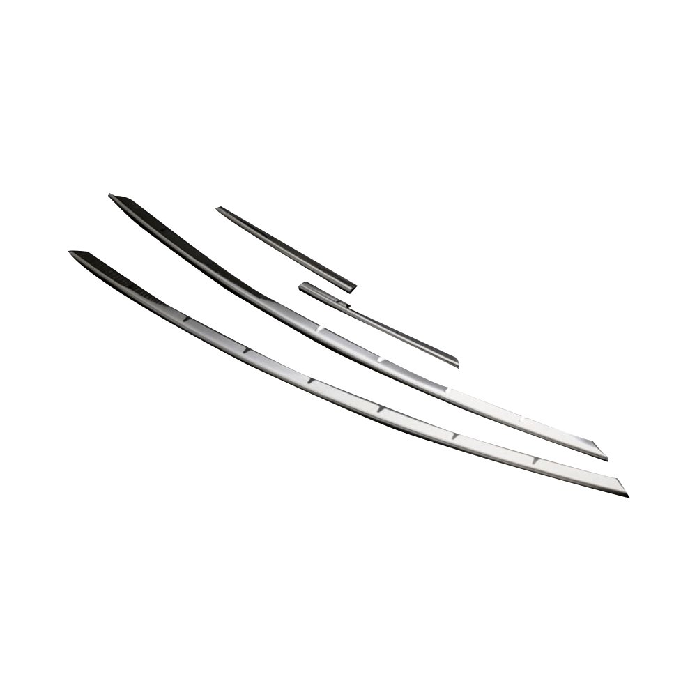 (クロームメッキ) フォグランプ付き車用 メッキフロントバンパーカバー4P プリウス / プリウスPHV PHV30系 後期 FEGGARI ELX209-001