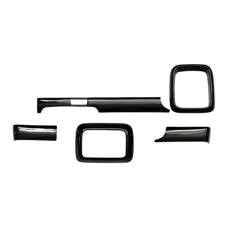 Nバンを遊ぼう! (ピアノブラック) 3Dドレスアップインテリアパネル 5Pセット N-VAN JJ系 H30/07- YourParts e0174 車 カスタム パーツ 内装 おしゃれ