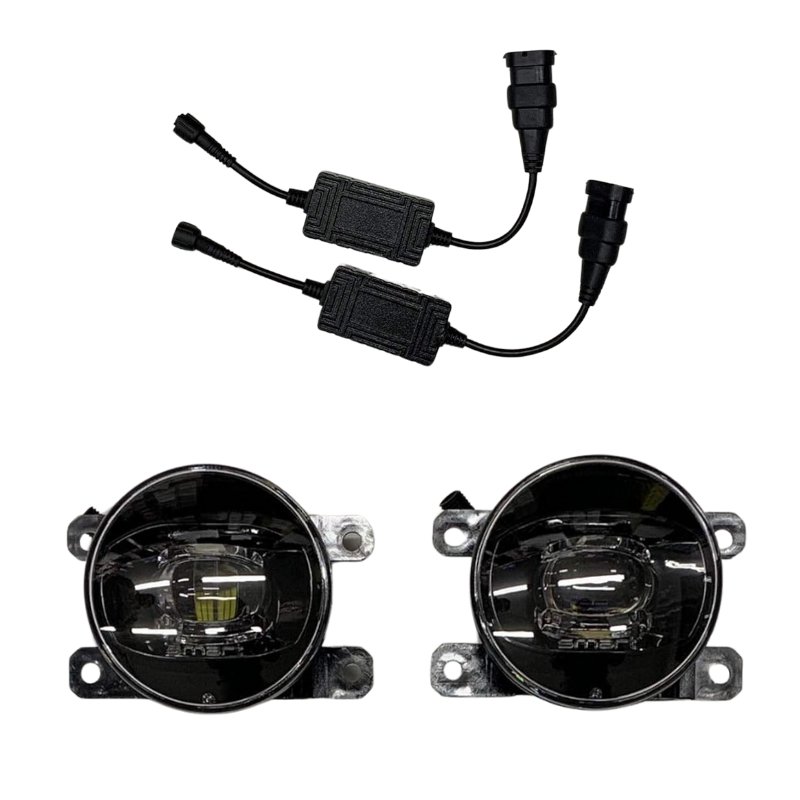 車検対応フォグランプ トヨタ互換品 (イエロー発光 2700K) LEDフォグランプ一体型ユニット ONE FOG ヴェルファイア 30系 後期 H26./1- 左右セット 交換型